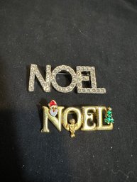 NOEL Christmas Pins