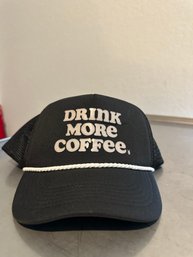 Vintage Snapback Hat- Drink More Coffee