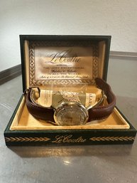 The Star Of The Show: VINTAGE JAEGER-LECOULTRE 10k GP WRIST ALARM VINTAGE WORKS GREAT W/BOX & INSTRUCTIONS