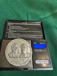 1961-1965 Medallic Art Co. Civil War Centennial Grant & Lee Fine Silver Medal .999 Pure Silver
