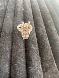 Owl Ring Size 6.25