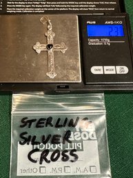 Sterling Silver Cross 2.3 Grams