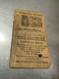 Vintage Grocery Stores Credit Book