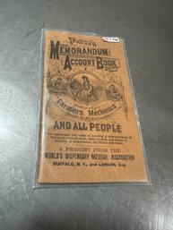 1902 Pierce's Memorandum And Account Book For Farmers, Mechanics, And All People