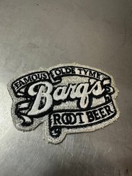 Vintage Barqs Root Beer Cloth Patch
