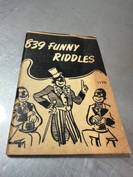 839 Funny Riddles Little Blue Book No. 1175