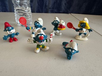 Vintage 1980 Smurfs Toys