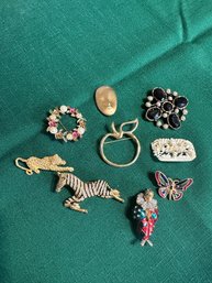 Assorted Lot Of Brooches