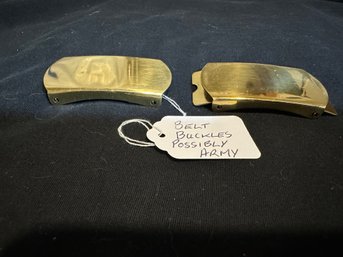 Belt Buckles Possibly Army