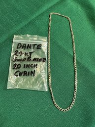 Dante 24kt Gold Plated 20in Chain