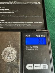 Sterling Silver Sweet 16 Pendant 3.4 Grams