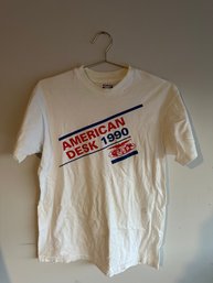 Large Vintage American Desk 1990 Single Stitch T-Shirt