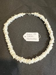 Shell Or Coral Necklace