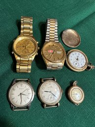 Lot Of Assorted Vintage Watches Untested