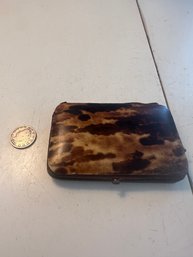 Antique French Tortoise Shell Wallet