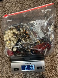 Bag Of Assorted Jewelry Over 2 Pounds