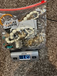 Bag Of Assorted Jewelry Over 1 Pound