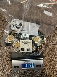Bag Of Assorted Jewelry Almost 2 Pounds