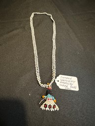 VINTAGE SOUTHWEST AMERICAN INDIAN BEAD NECKLACE