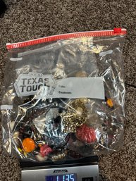 Bag Of Assorted Broken Jewelry Over 1 Pound