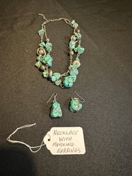 Necklace With Matching Earrings