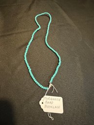 Turquoise Bead Necklace