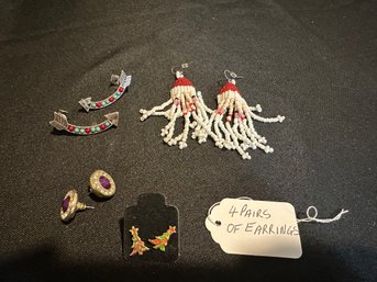 Earrings Lot Some Xmas