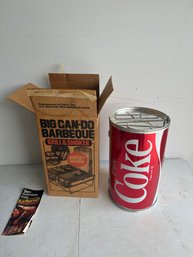 Coca Cola Can BBQ & Smoker In Box