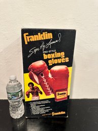 Vintage Sugar Ray Leonard Boxing Franklin Gloves W/Box