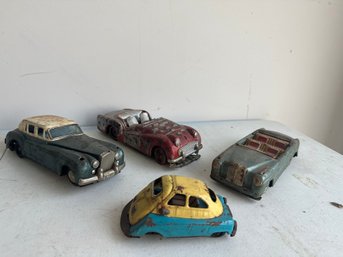 Lot Of Vintage Japan Tin Friction Cars