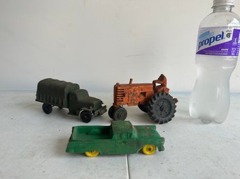 Vintage, Rubber And Plastic Vehicles