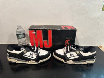 Vintage Michael Jackson La Gear Sneakers Size 7.5 With Box