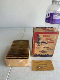 Box Of Vintage Eagle Claw Hooks