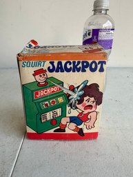Squirt Jackpot Slot Machine Toy Vintage 1970's In Original Box Hong Kong