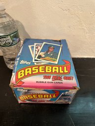 1989 Topps Baseball MLB The Real One Bubble Gum Cards Box With Sealed Packs