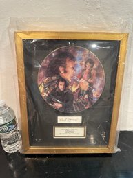 Limited Edition COA Of Neil Diamond Plate Display Number 1 Of 40