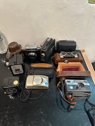 Lot Of Assorted Vintage Cameras- Kodak, Brownie, Roy Rogers Etc