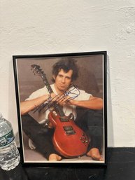 Rolling Stones: Keith Richards Signed Framed Photograph