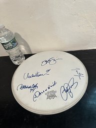 Autographed Remo Drum Pad: : Jon Bon Jovi, James Taylor, Rosanne Cash, Aaron Nevil, Uncle Kracker Etc