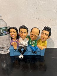 SEINFELD TV SHOW FIGURINE, JERRY, GEORGE, KRAMER, ELAINE