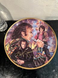 Autographed Neil Diamond Plate 1997