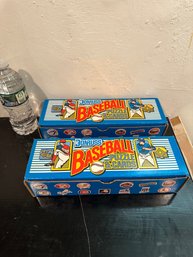 2 Baseball Puzzle And Cards 1989 Donruss Complete Boxed Set