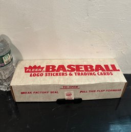 1989 Fleer Complete Set Of Baseball Cards And Logo Stickers Factory Sealed