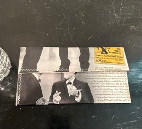 Frank Sinatra & Elvis News Story Wallet