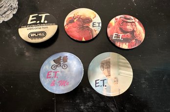 Assorted Lot Of E.T. Buttons