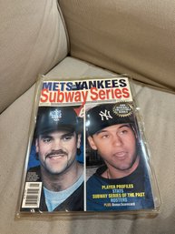 Mets Yankees Subway Series Magazine Derek Jeter And Mike Piazza Cover