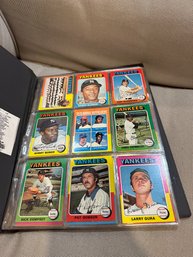 Assorted Baseball Card Album Lot Of New York Yankees