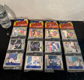 4 Sealed Fleer 1989 Baseball Packs