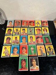 Assorted Lot Of 1950S MLB Trading Cards