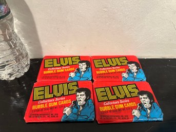 Sealed ELVIS Collector Series Bubble Gum Cards Wax Packs, 1978 Donruss/Boxcar